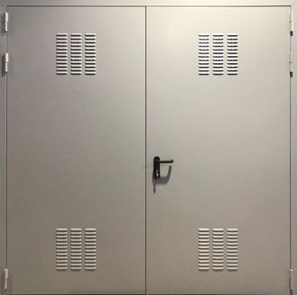 Металлическая дверь в электрощитовую с порошковым напылением S-129